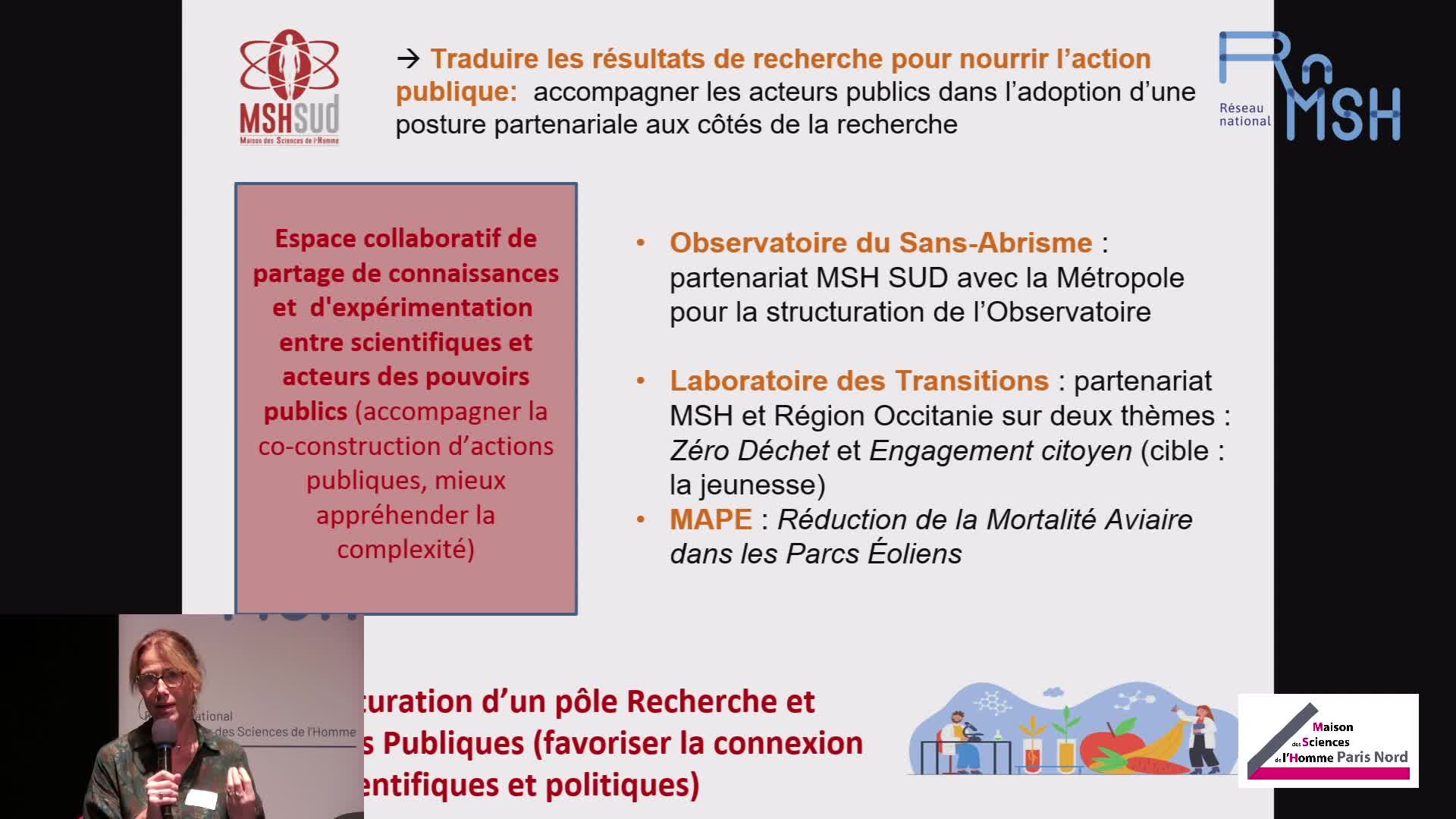 Aurélie Binot - Regards croisés à l'interface santé / environnement : une démarche d'accompagnement globale - MSH SUD