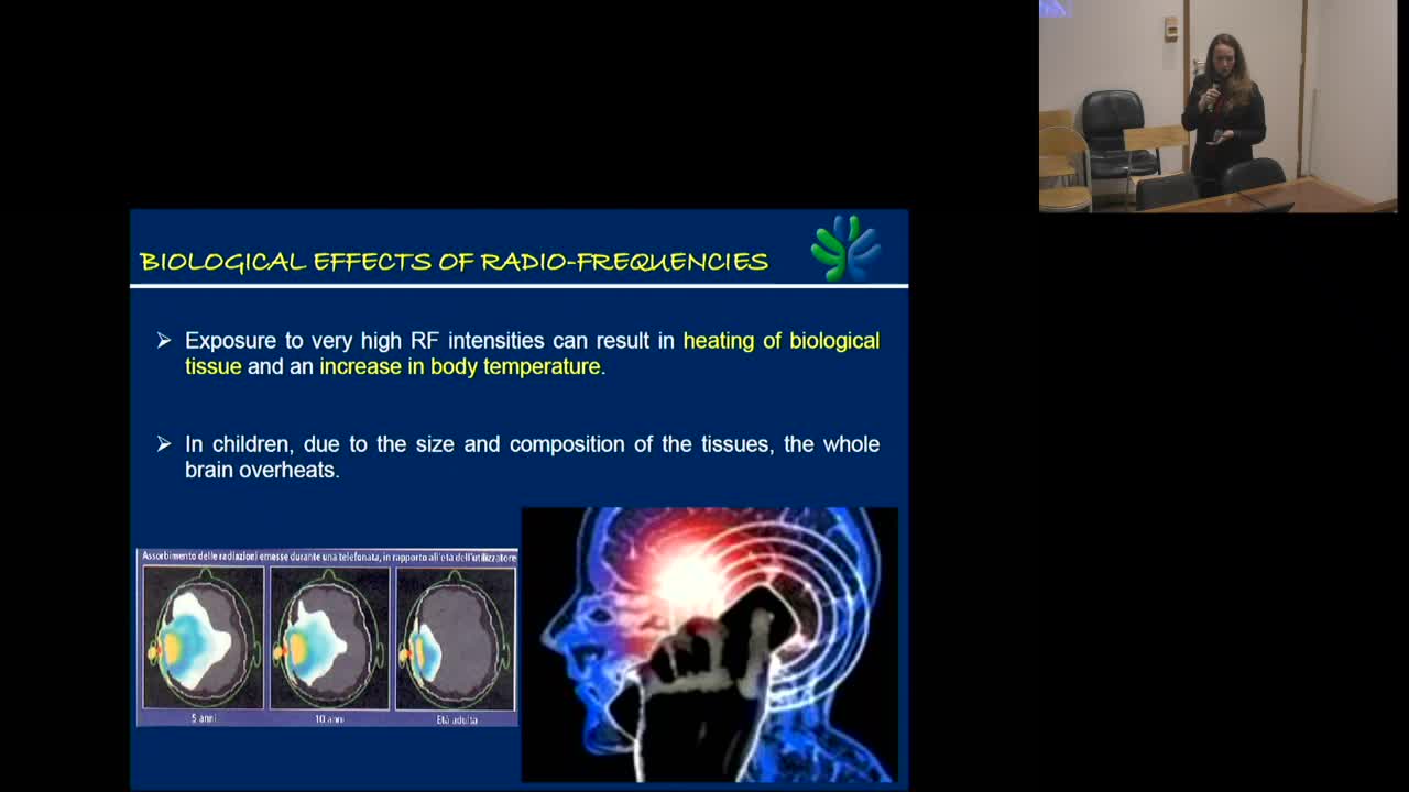 « Radiofrequency electromagnetic fields: what we know and what are the possible impacts on health » (Simona Panzacchi, Head of Biostatistics Unit at the Ramazzini Institute)
