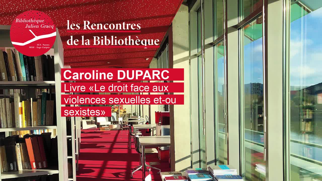  Les rencontres de la bibliothèque - Caroline DUPARC 