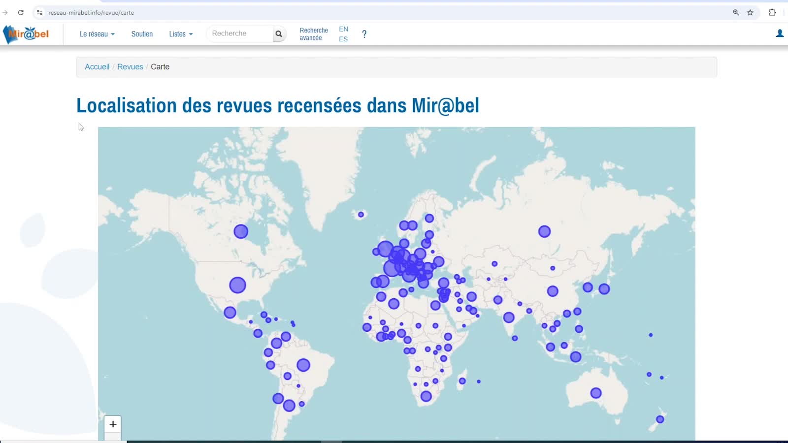 Formations à la veille Mir@bel : découverte du site