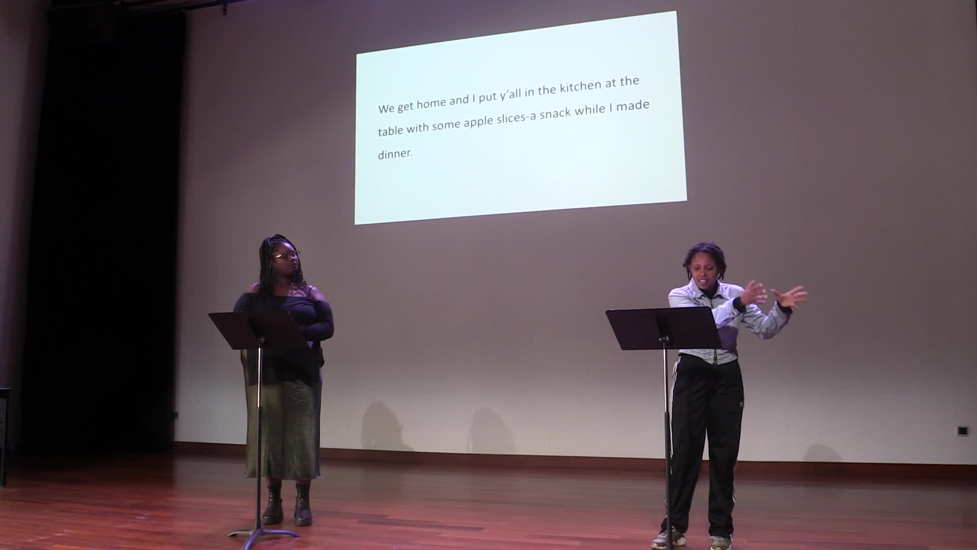 _stage_reading_with_actors_lorry_hardel_and_olivia_mabounga_of_extracts_of_two_plays_aleshea_harris_is_god_is.mov