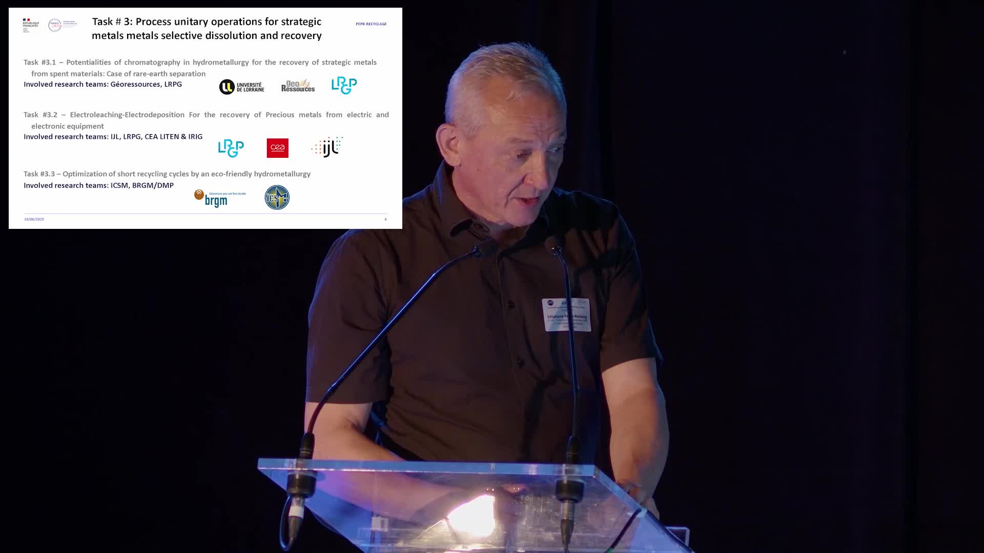 Présentation de l'axe Métaux stratégiques