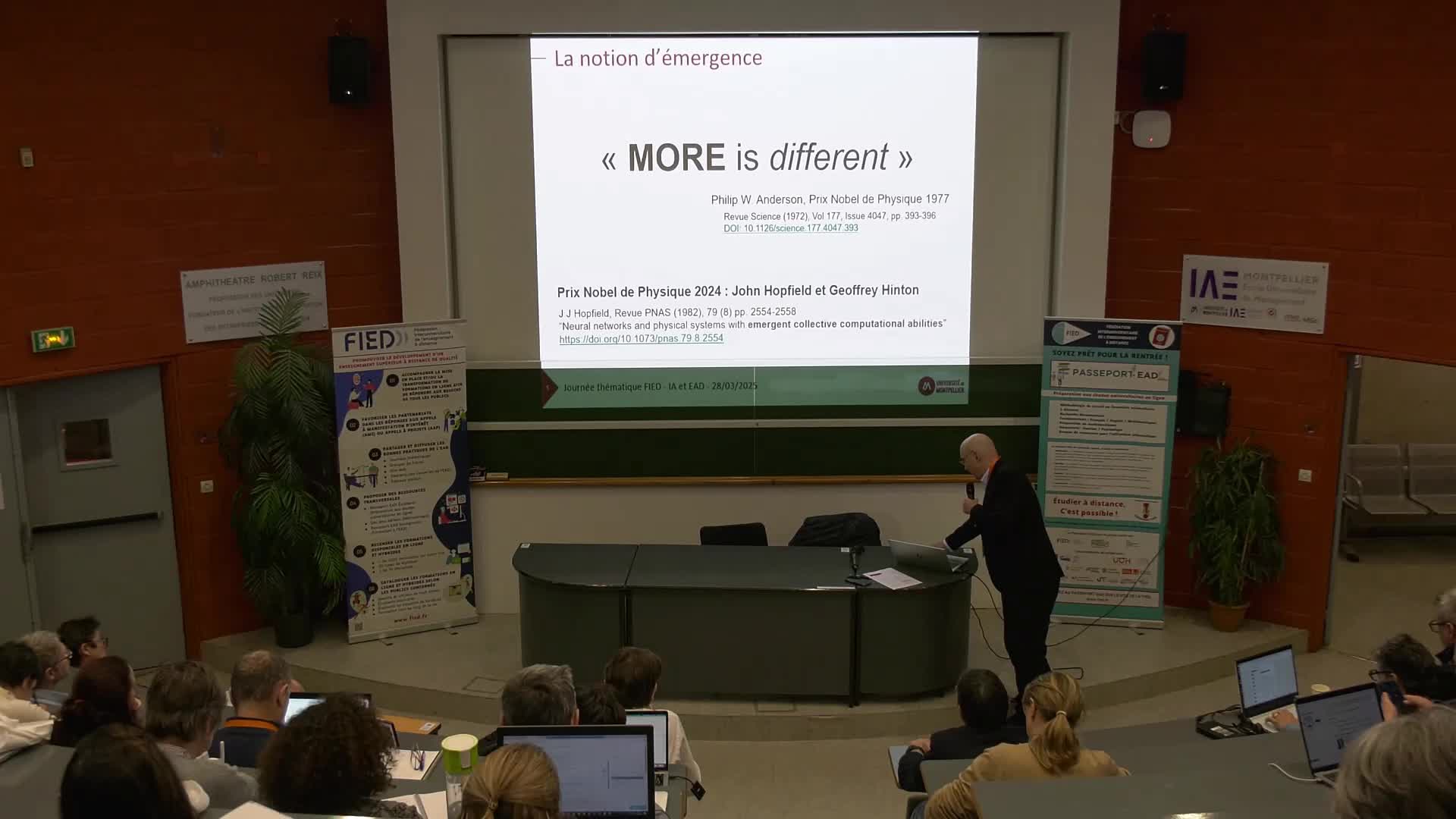 David Cassagne, VP numérique de l’Université de Montpellier et ex-Président de FUN,
