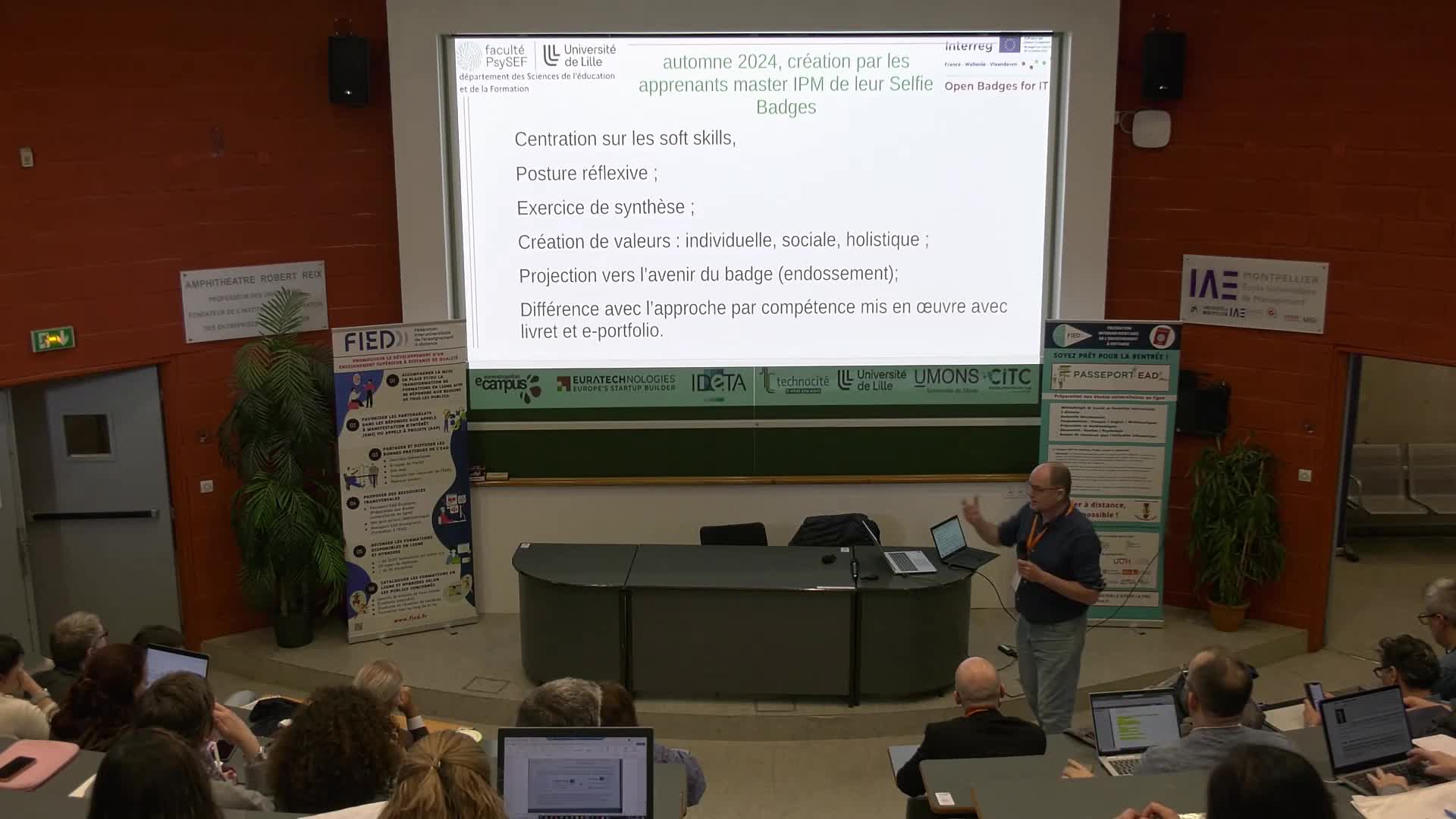 Pierre-André Caron, Maître de conférences en Sciences de l’éducation et de la formation, Directeur du département SEF, faculté PsySEF, Membre du Laboratoire CIREL équipe TRIGONE (Université de Lille).