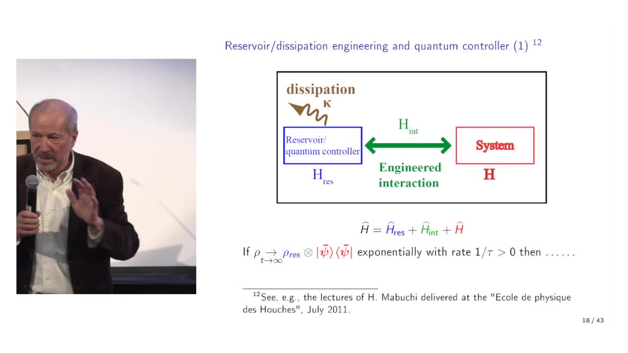Quantum feedback engineering, bosonic codes and quantum error correction, by Pierre Rouchon (Mines Paris – PSL)