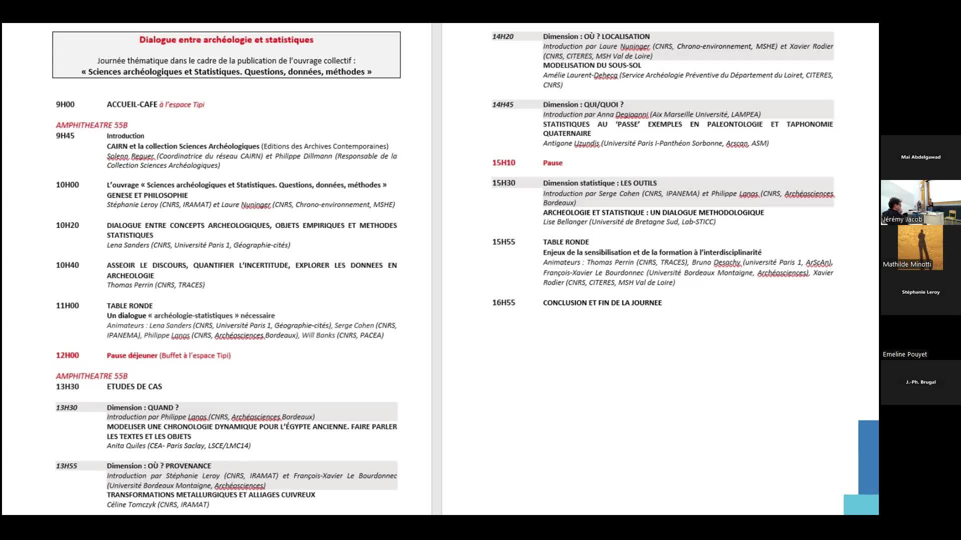 Mots d’introduction à la journée