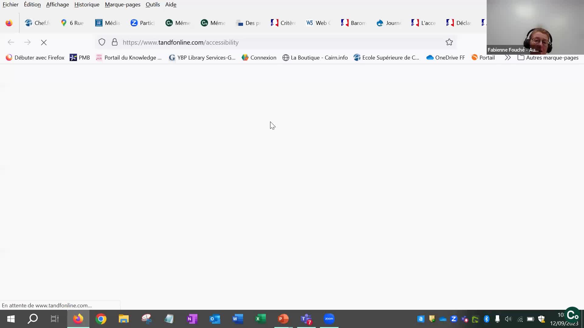 Webinaire de sensibilisation aux questions de d'accessibilité des sites web