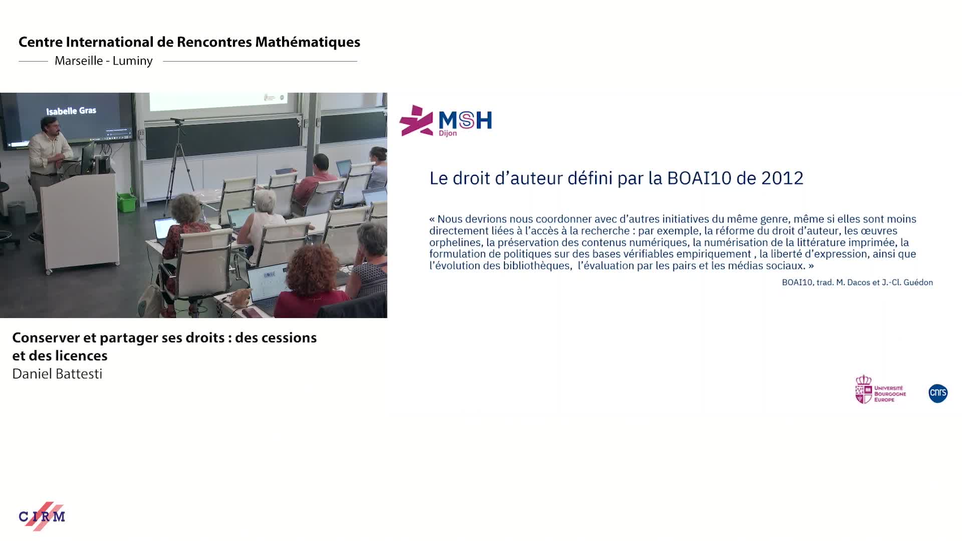 Conserver et partager ses droits : des cessions et des licences