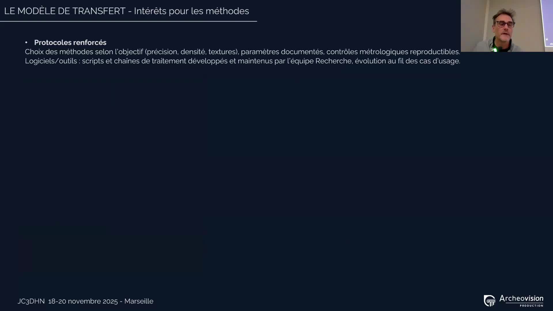 Archeovision Production - retours d'expériences sur deux décennies de transfert de technologies et de valorisation de la recherche appliqués au patrimoine culturel - loic espinasse, Archeovision Production
