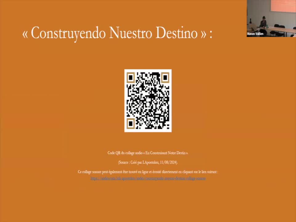 Le collage audio. Ioli Apostolou