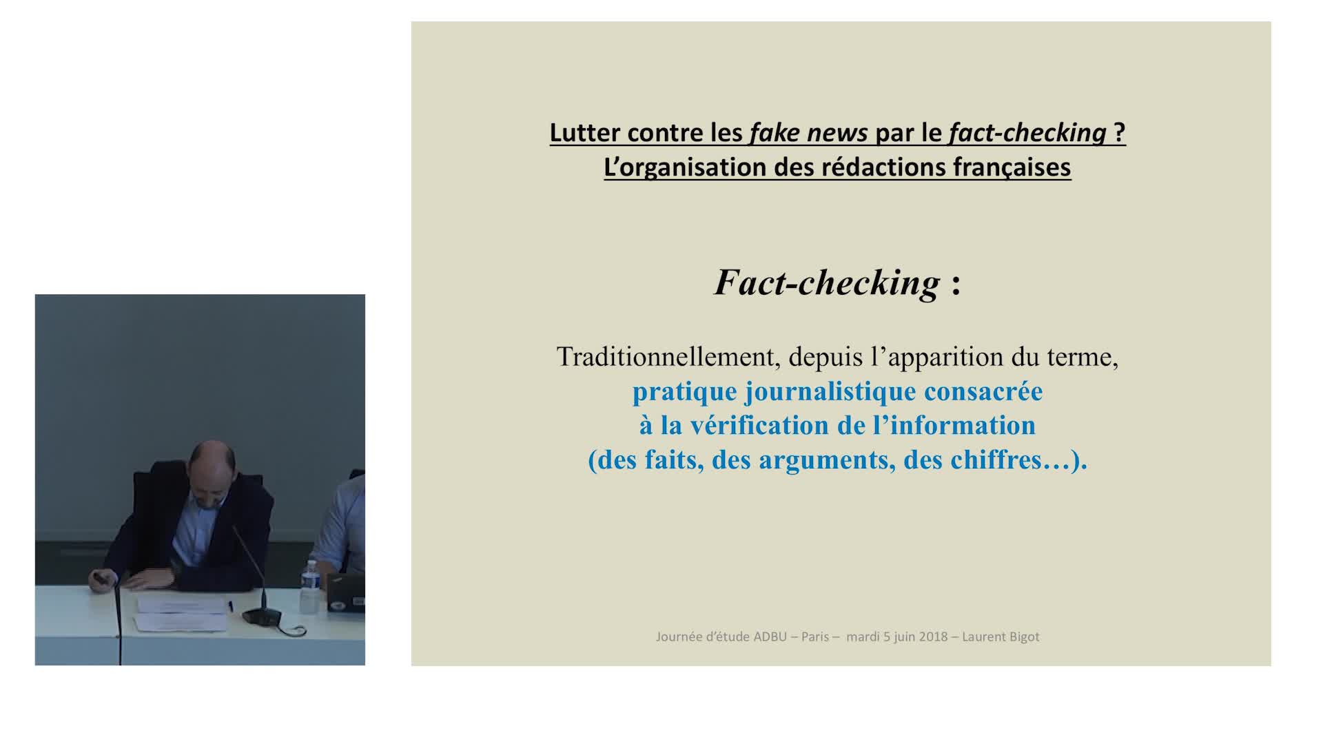 Lutter contre les fake news par le fact checking ? L’organisation des rédactions françaises