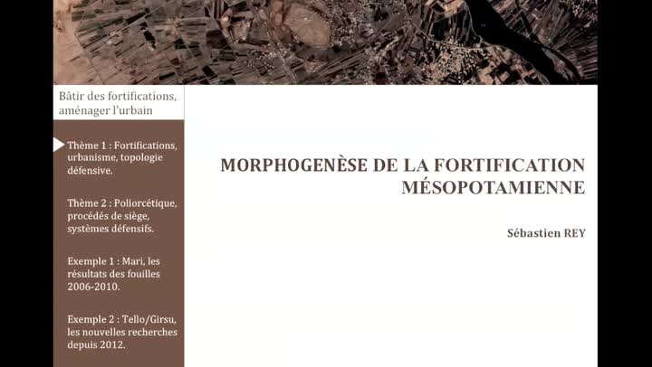 Morphogenèse de la fortification mésopotamienne