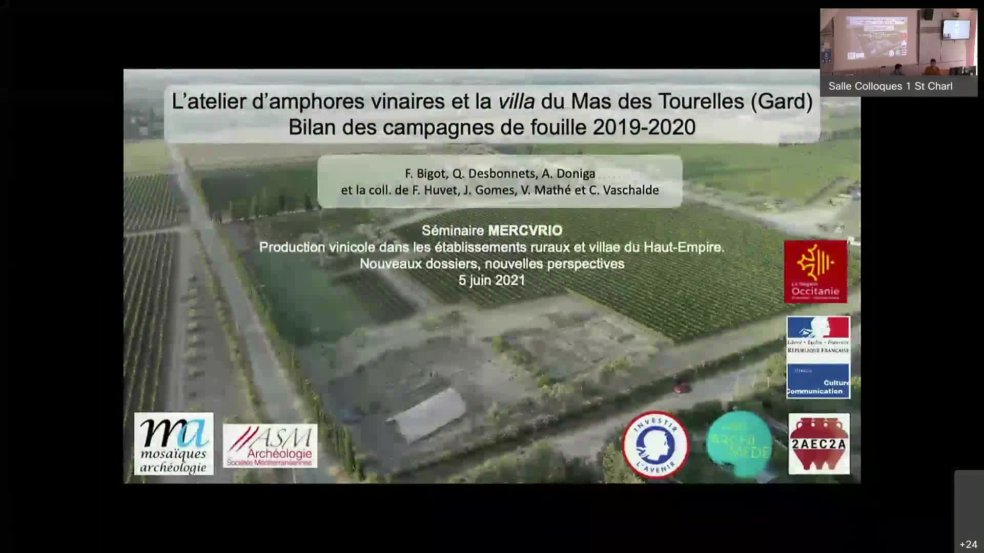 L’atelier d’amphores vinaires et la villa du Mas des Tourelles (Gard). Bilan des campagnes de fouille 2019-2020