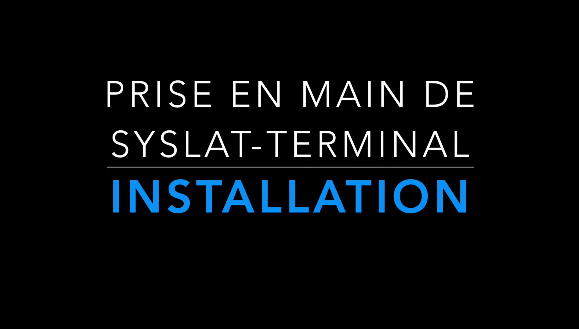 Prise en main de Syslat-Terminal 5 : Téléchargement et Installation