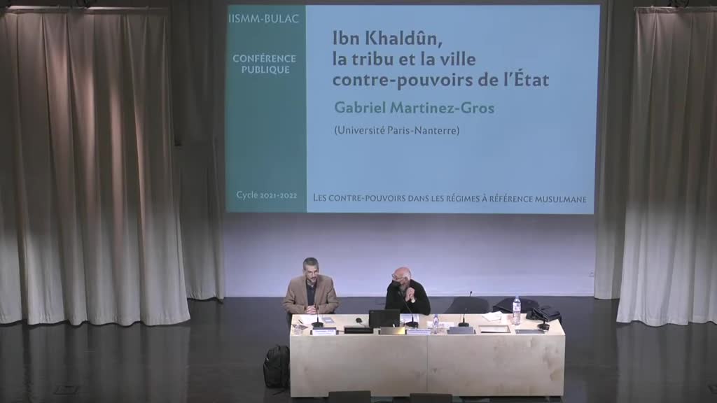 La BULAC est partenaire - Cycle des conférences publiques de l'IISMM : Les contre-pouvoirs dans les régimes à référence musulmane - « Ibn Khaldûn, la tribu et la ville contre-pouvoirs de l'État »