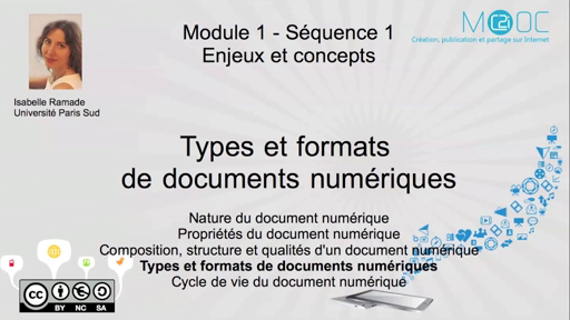 Types et formats de documents numériques (Module 1.1.5)