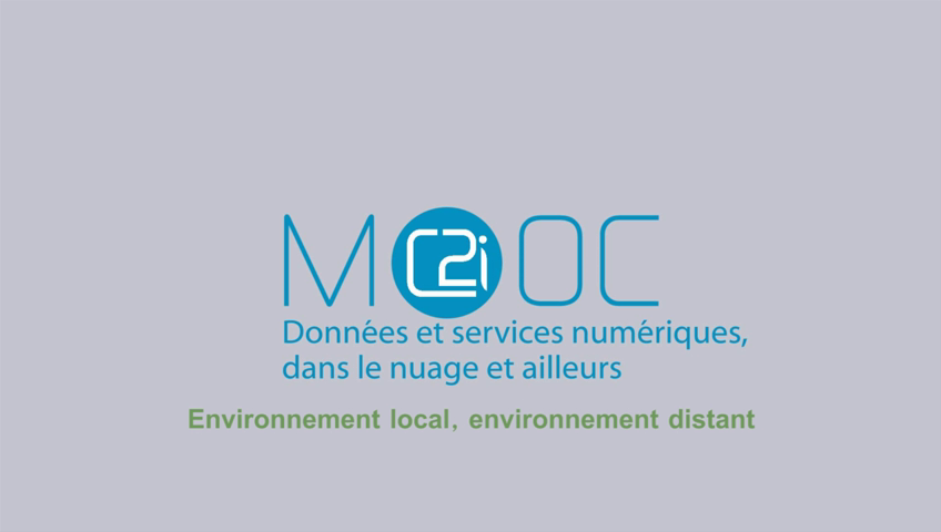Environnement local et environnement distant (Module 5.1)