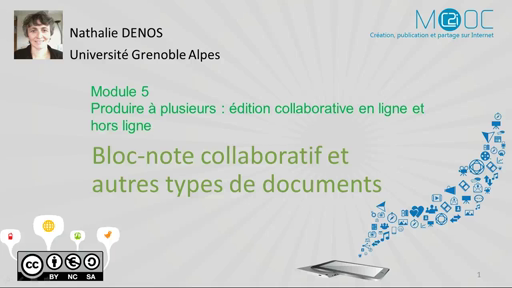 Bloc-note collaboratif et autres types de documents (Module 5.5)