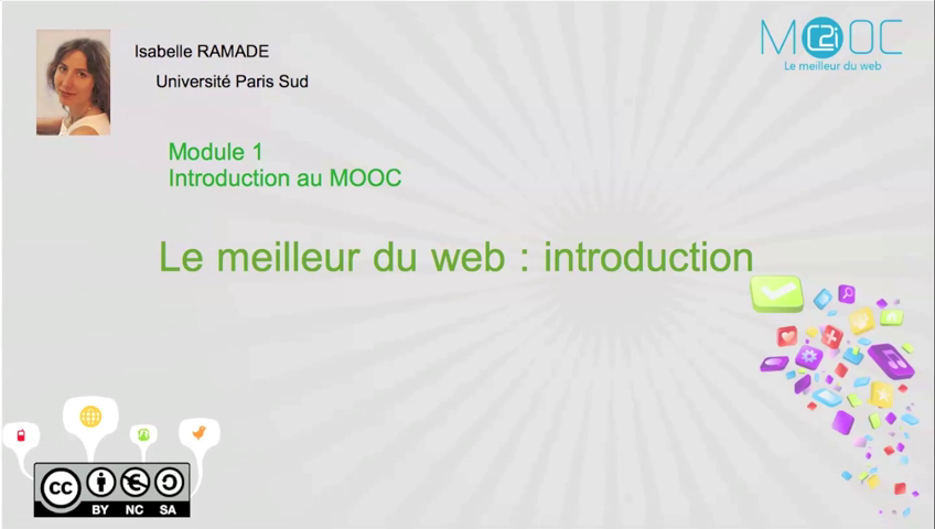 Introduction au MOOC “Le meilleur du web” (Module 1.1)