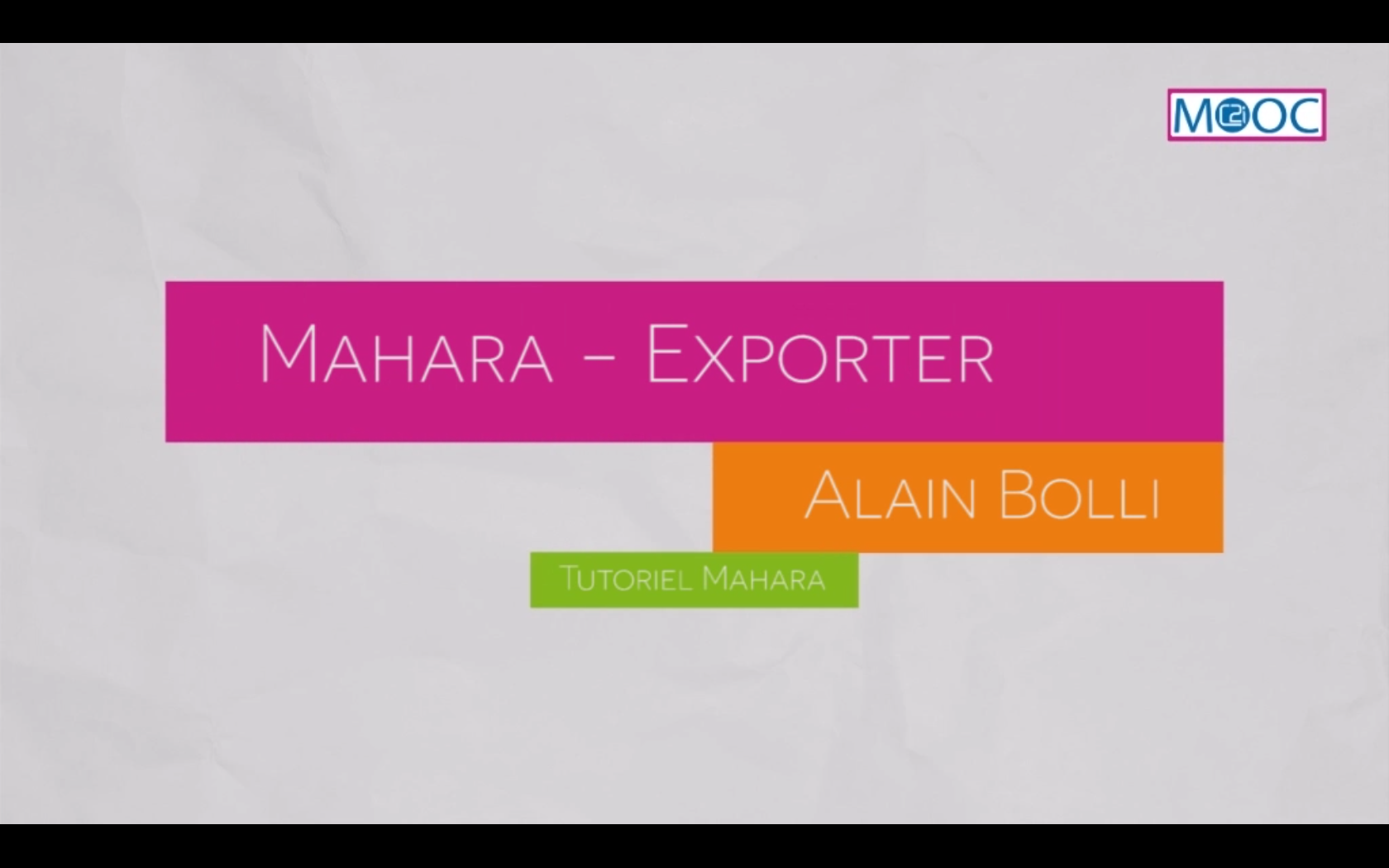 Mahara - exporter