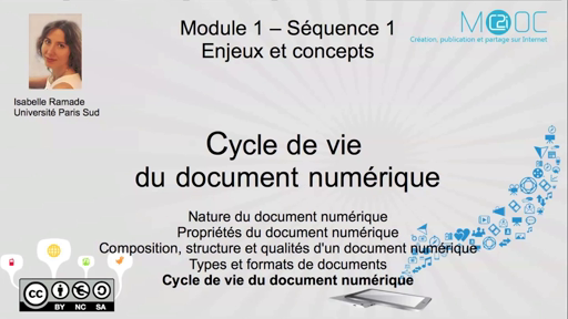Cycle de vie du document numérique (Module 1.1.6)