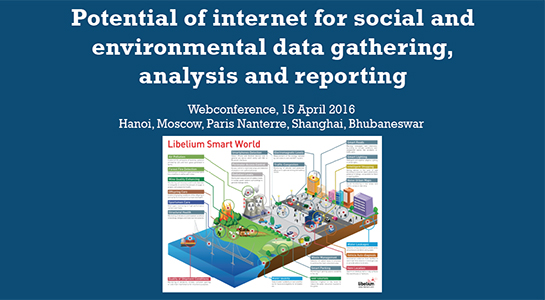 Potential of internet for social and environmental data gathering, analysis and reporting
