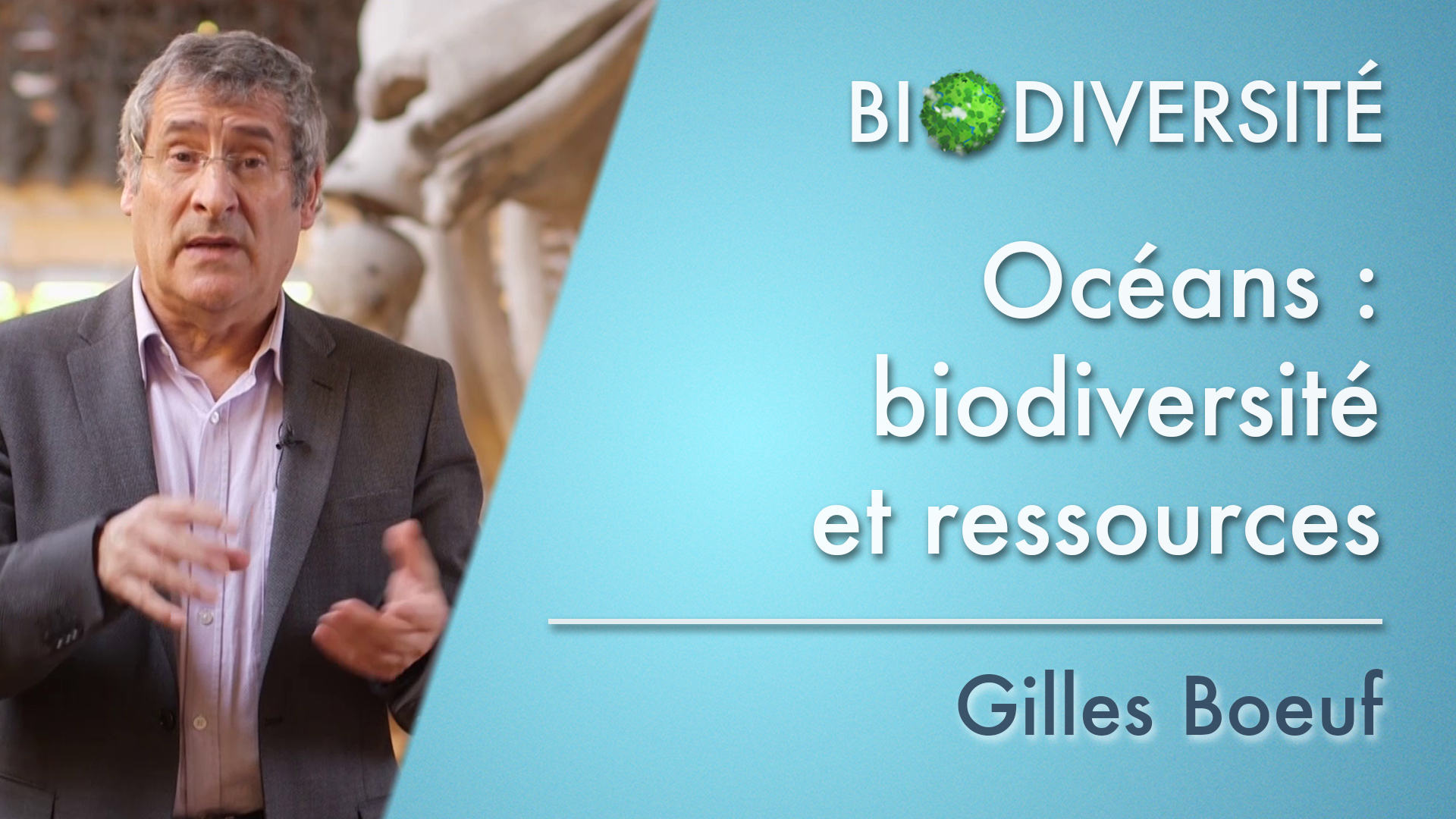 Oceans: introduction to biodiversity and resources