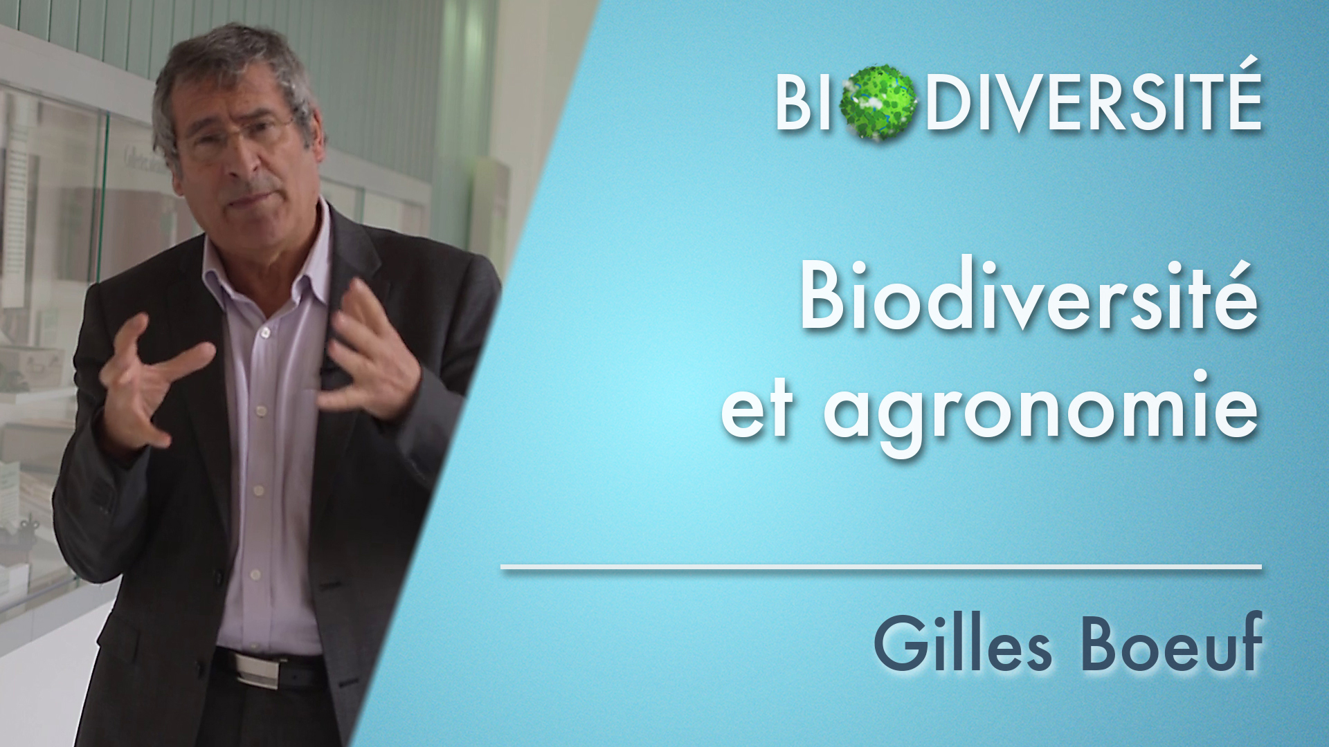 Biodiversity and agronomy - Introduction