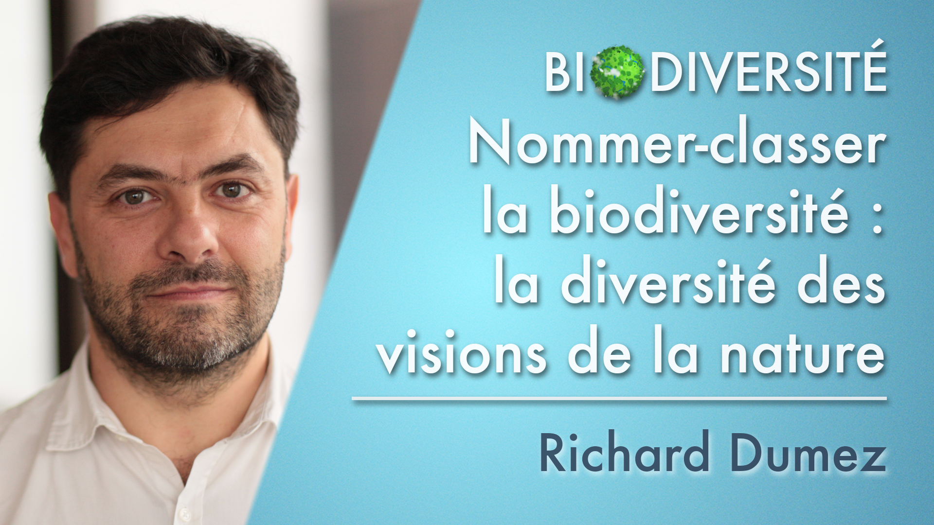 EN-4. Naming and classifying biodiversity: a diversity of the view of nature