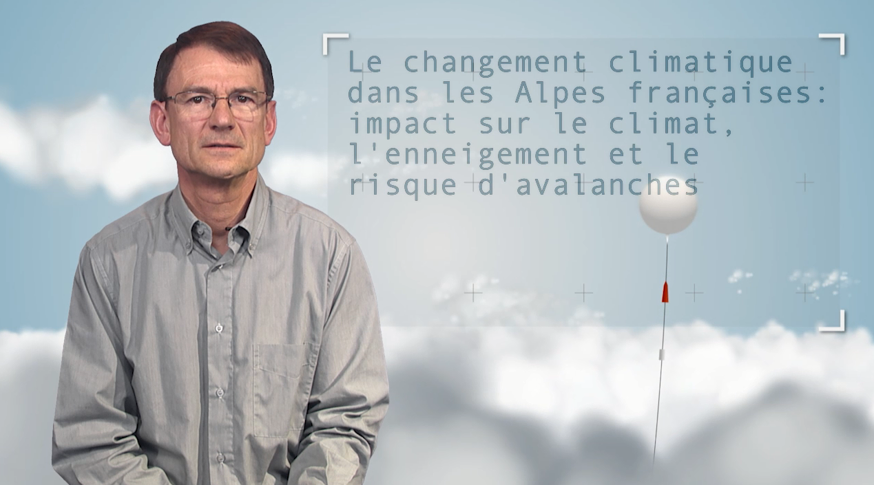 EN-3. Climate change in the French Alps: impacts on the climate, snow coverage and avalanche risk