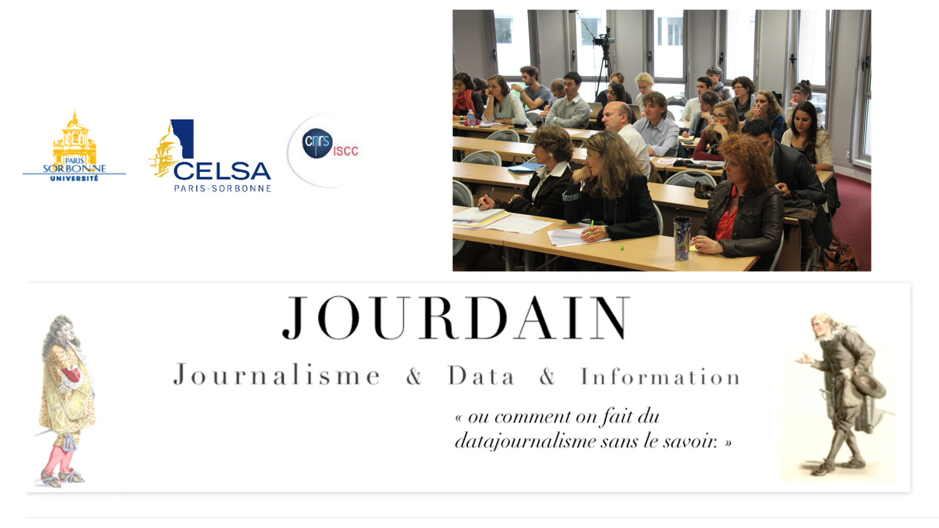 Projet Jourdain : Journalisme, Data et Information, la construction informatique des données. Les questions de la salle.