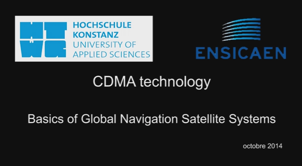 07 - Basics of Global Navigation Satellite Systems (GNSS) (CDMA Technology)