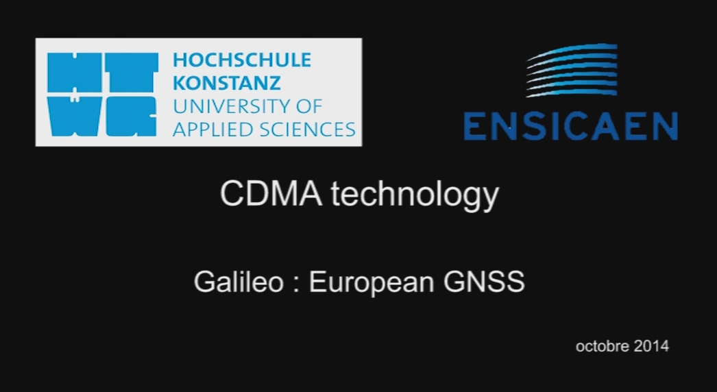 08 - Galileo : European GNSS (CDMA Technology)