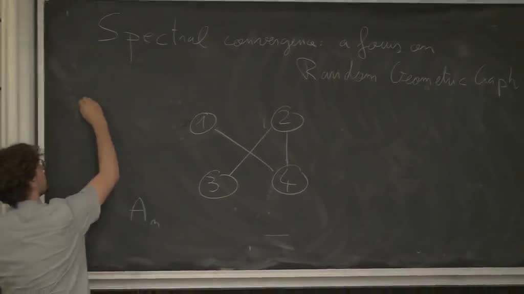 De Castro - Spectral convergence of random graphs and a focus on random geometric graphs
