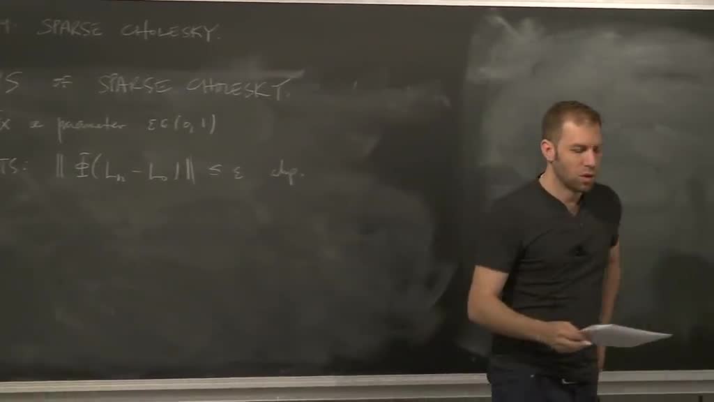Tropp 9/9 - Random matrix theory and computational linear algebra