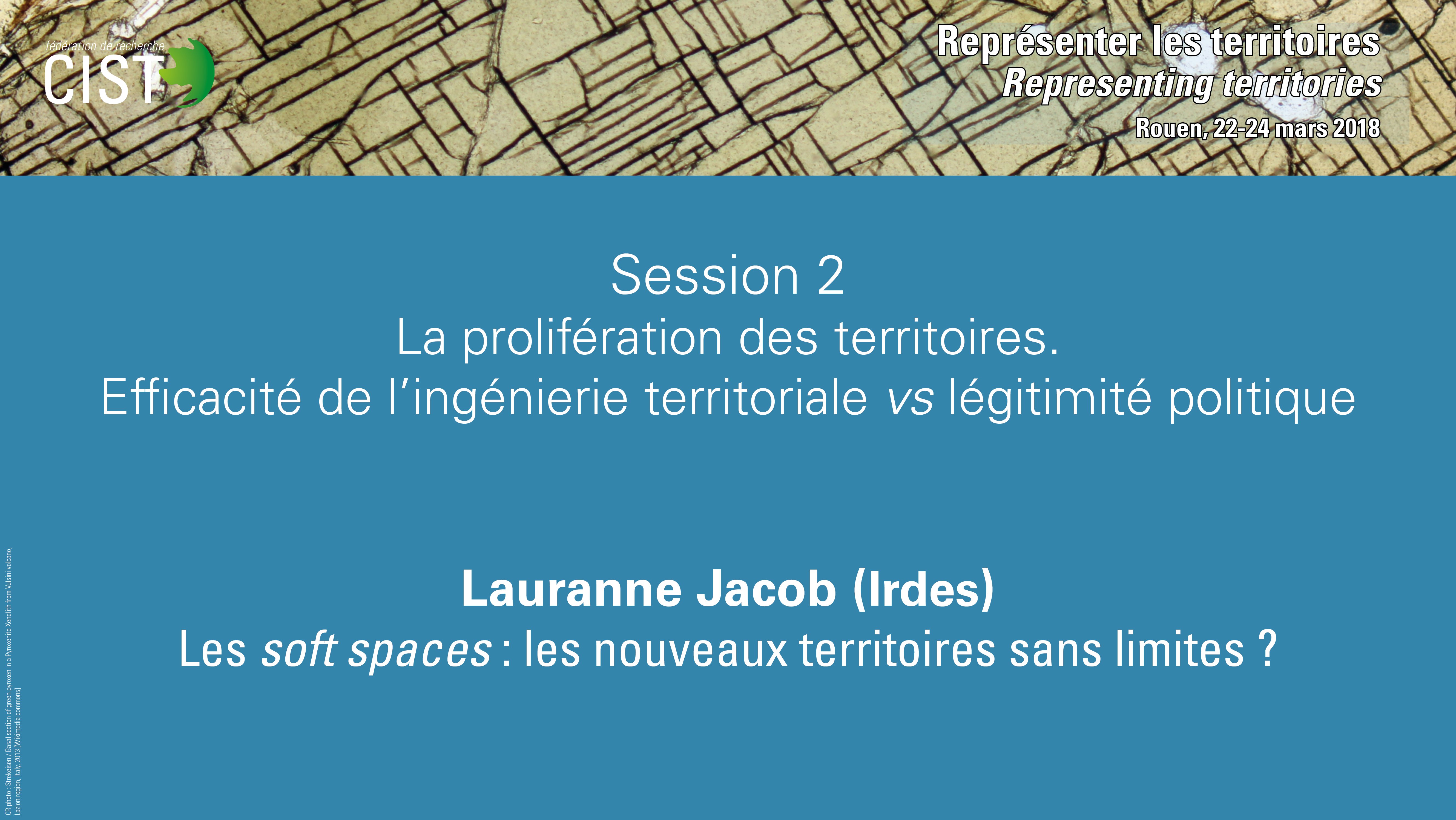 Lauranne Jacob - Les soft spaces : les nouveaux territoires sans limites ?