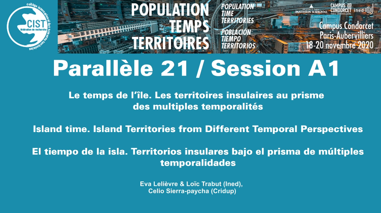 Session A1 - Le temps de l'Île. Les territoires insulaires au prisme des multiples temporalités