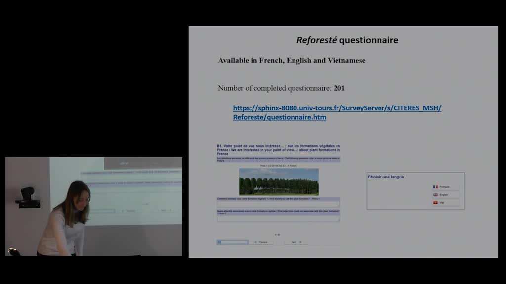 13 - "Quelles représentations associées aux plantations forestières - Réponses obtenues à un questionnaire en ligne" : Amélie Robert (UMR CITERES)