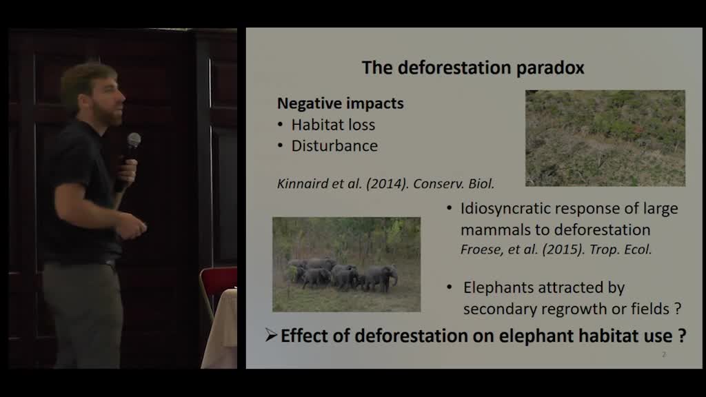 18 - "La mise en place d'un piège écologique : les éléphants sont-ils attirés par les zones récemment déboisées ?" : Hugo Valls et al. (CIRAD)