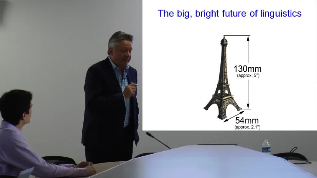 Conférence Russel Gray "The big, bright future if linguistics"