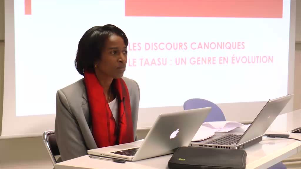 Ndiabou Toure : "Les discours canoniques - le Taasu : un genre en évolution"