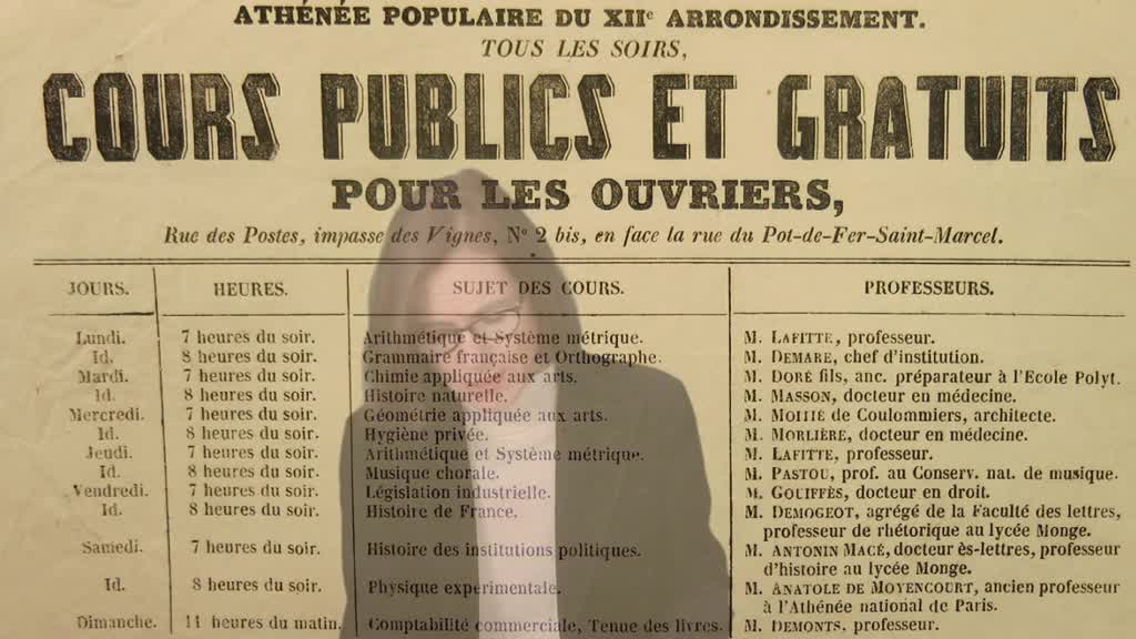 Les cours d'adultes pour les ouvriers à Paris au XIXe siècle