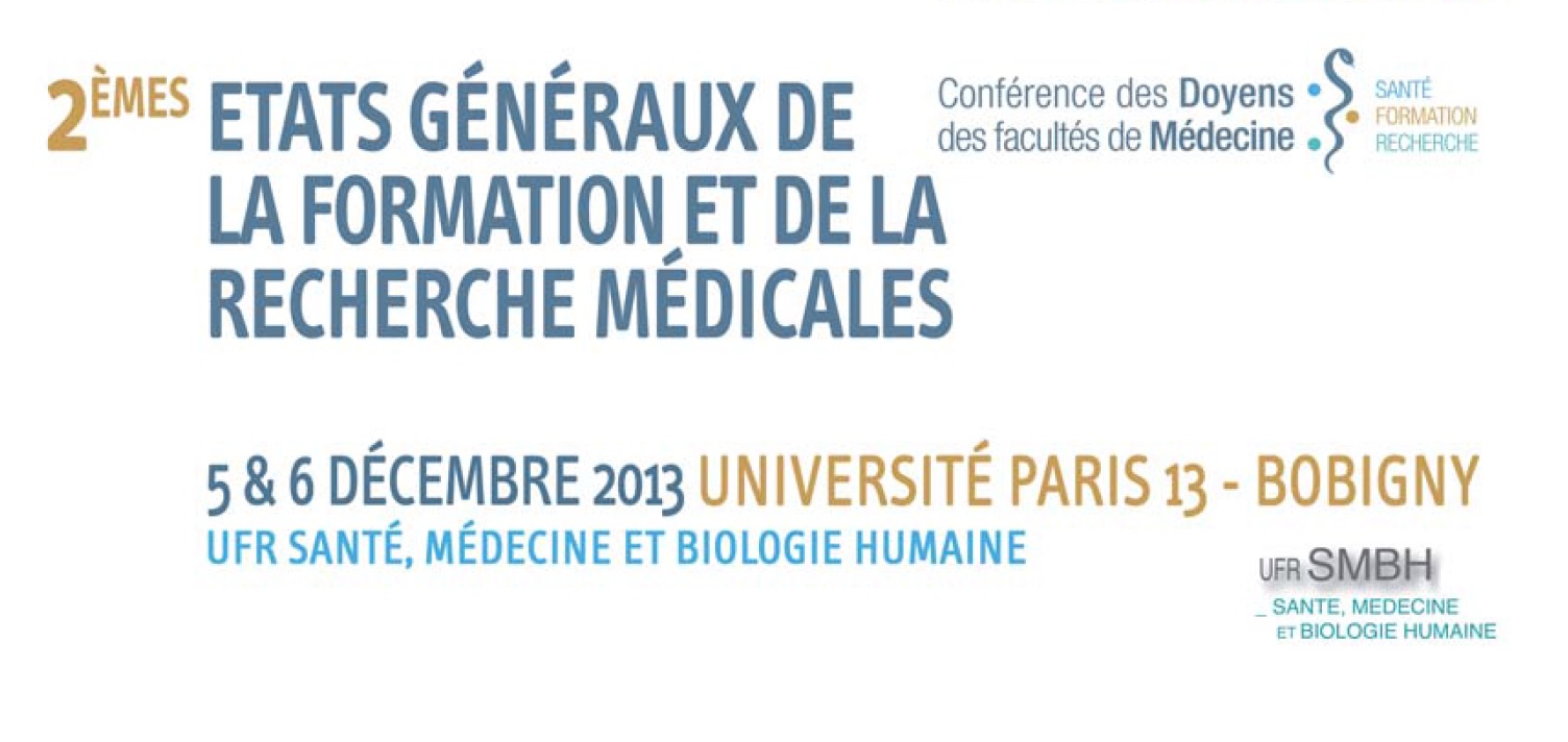 2èmes États Généraux de la Formation et de la Recherche Médicales - Réalisation du DMG de l'Université Paris-Diderot