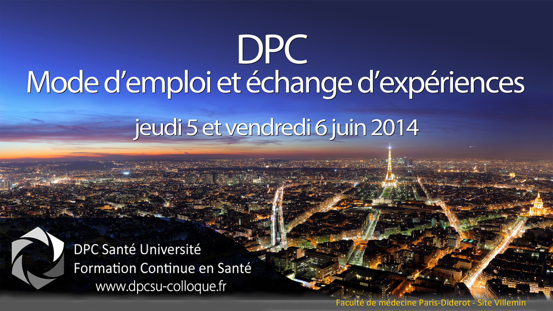 DPC-SU 2014 - Accréditation des congrès médicaux européens dans le cadre du DPC