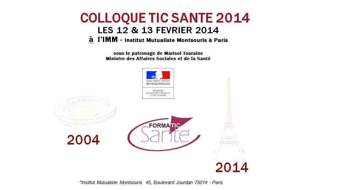 FORMATIC Paris 2014 : Evaluation Ethique des Systèmes d’Information (SI) en santé