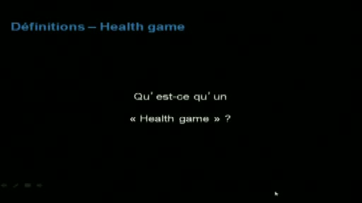 Serious games en médecine et santé (SeGaMed 2013) : S'approprier le jeu sérieux "santé" : points sémantiques, définitions et aspects psycho-cognitifs
