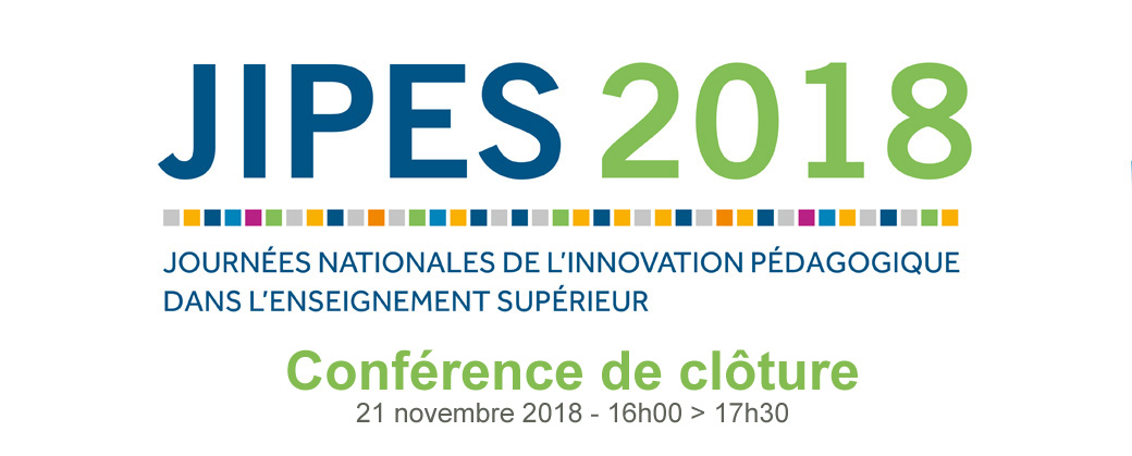 "JIPES 2018"_Conférence de Clôture  par  Florence LEFRESNE