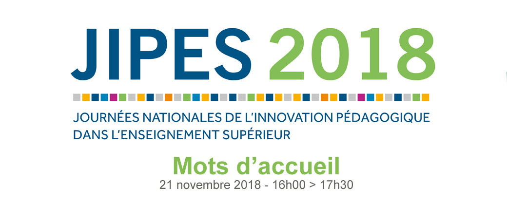 "JIPES 2018" _Mots d'accueil - Philippe LALLE  et Olivier OUDAR
