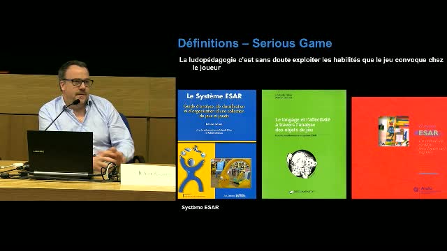 Journée d'étude EHESS/MENESR - Intervention de Julian Alvarez - Les jeux à l'école - What is a serious game ?