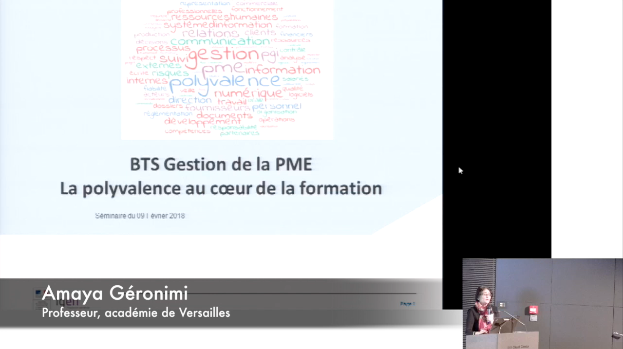 Rénovation du BTS Gestion de la PME - 7 - Les dispositifs de formation